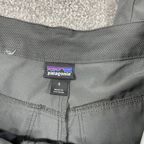 Patagonia Happy Hike Capris Womens 6 Cargo Ripstop Stretch UPF 50 Zip Pocket - Picture 3 of 15